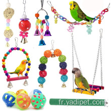 Jouets pour oiseaux Perroquet Pet Birds Cage Toys
